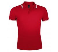 SOLS Polo Pique de manga corta Modelo Pasadena Tipped (PC2431)