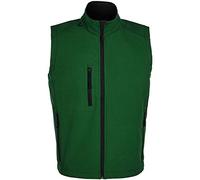 SOL'S Rallye Soft Shell Bodywarmer Botella Verde 3XL