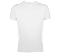 Sols Regent Fit Camiseta Ajustado Algodón Liso Manga Corta Cuello Redondo XS-XXL