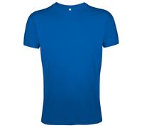 Sols Regent Fit Camiseta Ajustado Algodón Liso Manga Corta Cuello Redondo XS-XXL