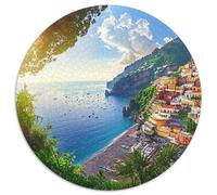 Solset at The Harbor Puzzle Redondo 1000 Piezas Rompecabezas Impossible Exclusivo De Amazon para Adultos Y Jóvenes 1000pcs (67.5x67.5cm)
