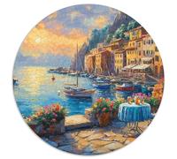Solset at The Harbor Rompecabezas para Adultos 1000 Piezas Colorido Idea De Regalo para Ella O Él para Adultos Y Jóvenes 1000pcs (67.5x67.5cm)