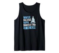 Solsticio de Invierno Feliz Día Más Corto del Año Camiseta sin Mangas
