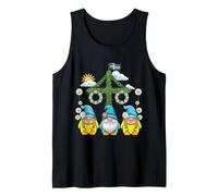 Solsticio de Verano Gnomos Paganismo Festival de Midsommar Verano pagano Camiseta sin Mangas