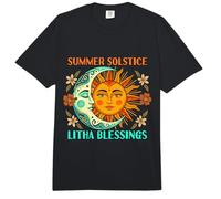 Solsticio de Verano Litha Bendiciones Paganismo Verano pagano Comfort Colors Adult Heavyweight T-Shirt