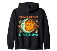Solsticio de Verano Litha Bendiciones Paganismo Verano pagano Sudadera con Capucha