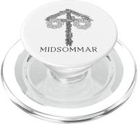 Solsticio de Verano Maypole Midsommar Festival Suecia Solsticio de Verano PopSockets PopGrip para MagSafe