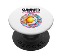 Solsticio de Verano Primer Día de Verano Litha Paganismo Solsticio de Verano PopSockets PopGrip Adhesivo