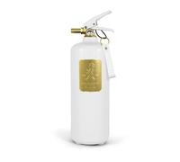 Solstickan Design Extintor Solstickan 2 kg Blanco-dorado