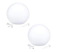 SOLSTY C30 - Juego de 2 bolas de luz solar (diámetro de 30 cm)