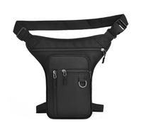 Soltar Bolsas de cinturón de Bolsas de piernas, Riñonera Tipo Bandolera for Hombre, Estilo Motociclista, Multibolsillos, for Viaje(Color1)