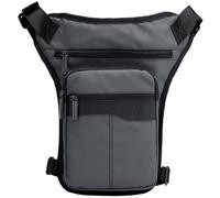 Soltar Bolsas de cinturón de Bolsas de piernas, Riñoneras con Cierre de Pierna abatible ...(Grijs)