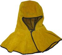 Solter - Capucha para Soldadura de Cuero Premium, Resisencia a Salpicaduras y Chispas, Certificación EN ISO 11611:2015, Modelo AP-3000Y