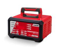 Solter Cargador arrancador baterías 12/24V, DIGISTART 80, Carga automática 10 etapas 5/10/20A, Arranque 80A 5 s, Modo reparación y Test alternador