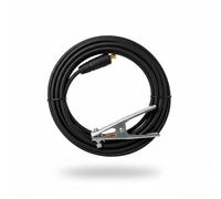 Solter Conjunto de Masa 5 m Ø25 mm² - Pinza de Latón Profesional con Conector Dinse 35-50 - Accesorio Soldadura MMA para Conexión Segura y Alto Rendimiento