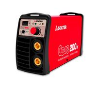 Solter Core 200di - Equipo soldador inverter de 200A DC con tecnología nanocrystalline, TIG Lift-Arc, maletín y accesorios