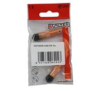 Solter Difusor de Gas TIG 4 mm SR-17/26/18 - Pack de 2 Unidades | Alta Difusión de Argón | Estabilidad del Arco | Centrado Preciso del Electrodo | Uso Profesional