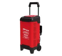 SOLTER DIGISTART 400 - Cargador y Arrancador de Baterías 12V/24V, 300A, 10 Etapas de Carga Inteligente, Modo Reparación, Pantalla Digital LCD, Protección IP33