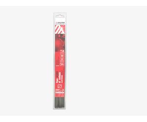 Solter Electrodo rutilo E6013 Ø1,6 mm, Soldadura MMA acero al carbono, AC/DC, Todas las posiciones, Blíster 35 uds (Ref. 05905)