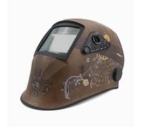 Solter HELLMET R-10 STEAMPUNK Pantalla de Soldadura Automática, Tecnología True Color, DIN Ajustable 5-8/9-13, Área de Visión 100x60mm, 4 Sensores, Pila Solar Reemplazable, Certificación CE 1/1/1/1