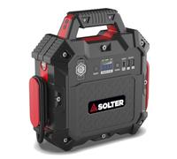 Solter Lithium LT-35 12V Pro - Arrancador de Batería 32.000mAh (118,4Wh), 1500A Pico, Powerbank USB-C, Modo Boost, LED SOS, para Gasolina y Diésel - Compacto y Seguro