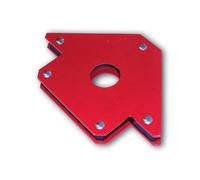 Solter MAGNET ECO Escuadra Magnética de Soldadura 34kg | Fijación Profesional para Piezas Metálicas | Ángulos de 45° y 90° | 122x190x24 mm | Acero Resistente