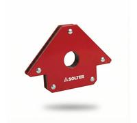 Solter Magnet Eco Escuadra Magnética para Soldadura | 23 kg de Fuerza | Ángulos 45° y 90° | 102x155x17 mm | Alineación Precisa para Soldadura MIG, TIG y MMA