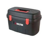 Solter Maletín XL 60 L para equipos de soldadura - 590 × 370 × 365 mm, correa interior, doble cierre, asa plegable, 2 kg