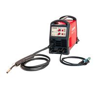 Solter - Máquina de Soldadura Inverter SOLMIG-170, Multiproceso MIG/MAG y Electrodo, 230V, Soldadura con y sin Gas, Ajuste de Velocidad, Admite Bobina D200, Incluye Antorcha MIG y Pinza de Masa