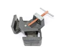 Solter Mordaza 2 Ejes 64 mm para soldadura - sujeción en ángulo recto, cuerpo robusto 2,4 kg, rosca de alta precisión con mango en T, Ref. 10167