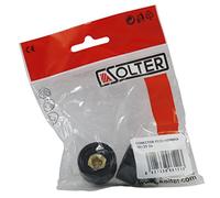 Solter - Pack de 2 Conectores Fijos DINSE Hembra, 10/25 mm, Accesorios de Soldadura