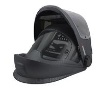 Solter - Pantalla Soldadura HELLMET R-30 Flip-Up Visión Panorámica, True Color, Memory System, Regulación Digital LCD, Auto-DIN, Modo Amolado, 5 Sensores de Luz, Comfort Plus, Accesorios Profesionales