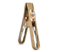 Solter Pinza de Masa Latón 400A para Soldadura MMA y TIG, Conexión de Masa Estable y Baja Resistencia, Uso Profesional EN 60974-13