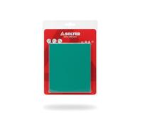 Solter Policarbonato Exterior 118x136 mm (Pack 5) - Protector para Pantalla de Soldar HELLMET R-10 XL, R-15 XL y FLOW (Ref. 10222) - Repuesto Filtro Soldadura - Ref. 10086