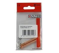 Solter Portaelectrodos TIG Ø1,0 mm - Pack 2 Unidades de Alta Precisión | Compatible con Antorchas SR-17/26/18 | Conexión Estable y Resultados Profesionales
