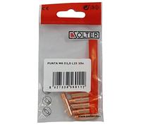 Solter Punta de Contacto M6 L25 para Soldadura MIG - Cobre Alta Conductividad, 1.0 mm, 10 Unidades - Precisión Profesional y Compatibilidad Universal