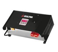 Solter Solflash 70A 12V HF - Cargador Profesional y Fuente Estabilizada 70A - Pantalla Táctil - Compatible AGM, Gel, Litio y LFP - Ideal para Talleres y Diagnosis Automotriz