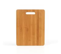 SOLTY - Tabla de Cocina de Bambú 30x20 cm | Tabla de Cortar Antibacteriana y Ecológica para Pan, Carne, Verduras y Frutas | Madera Resistente y Compacta | Diseño Minimalista y Duradero