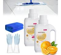 Solubrill - Limpiador de azulejos, limpiador de azulejos Solubrilho, líquido limpiador de azulejos, limpiador de suelos Solubrill, concentrado de limpieza multiusos para cocina, baño (2 unidades)