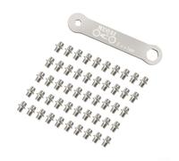 Solución antideslizante para pedal de bicicleta, 50 tornillos y llave para mejorar la seguridad (1)