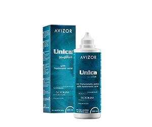 Solución combinada para lentes de contacto Avizor Unica Sensitive, 2 botellas de 350 ml