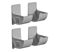 Solución de almacenamiento de bolsas de basura montadas en la pared, 4 piezas para ayudarte a organizar envolturas de película fácilmente en cualquier habitación (gris)