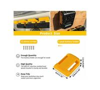 Solución de almacenamiento de energía para baterías DeWalt, herramienta de organización con mecanismo de bloqueo de clic, soporte de batería