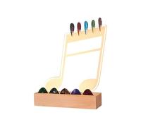 Solución de Almacenamiento Eficiente para Guitarras Pick Rack Colorido Acrílico Soporte Exhibición Accesorios Púa Con Luces