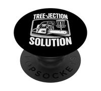 Solución de árbol de bromas de Golf Disc Golf PopSockets PopGrip Adhesivo