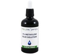 Solución de azul de metileno al 5% - 100 ml | concentración mas alta | Ultraalta pureza | USP Ingredientes de calidad farmacéutica - Probado por terceros | sin formaldehído | Heiltropfen®