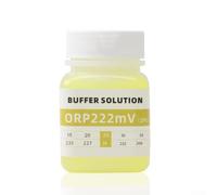 Solución de calibración de medidor de pH de 50 ml 4.00 7.00 10.01 y amortiguador estándar ORP 222mV para medidores de conductividad, 12.88/cm 1413 μs/cm(ORP222MV)