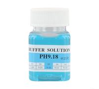 Solución de calibración de pH, tampón de 50 ml para pruebas de medidor de pH con valores estándar de 4.00, 6.86, 9.18, líquido de laboratorio preciso (PH9.18)