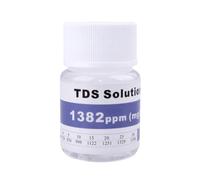Solución de calibración TDS - Líquido de calibración de solución tampón de sal de conductividad | Líquido de calibración EC reutilizable, suministros de medición, 25 ml para medidor TDS, medidor EC