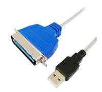 Solución de impresión profesional, cable de impresora paralelo con transferencia de datos rápida para una conexión USB a DB25 sin problemas,